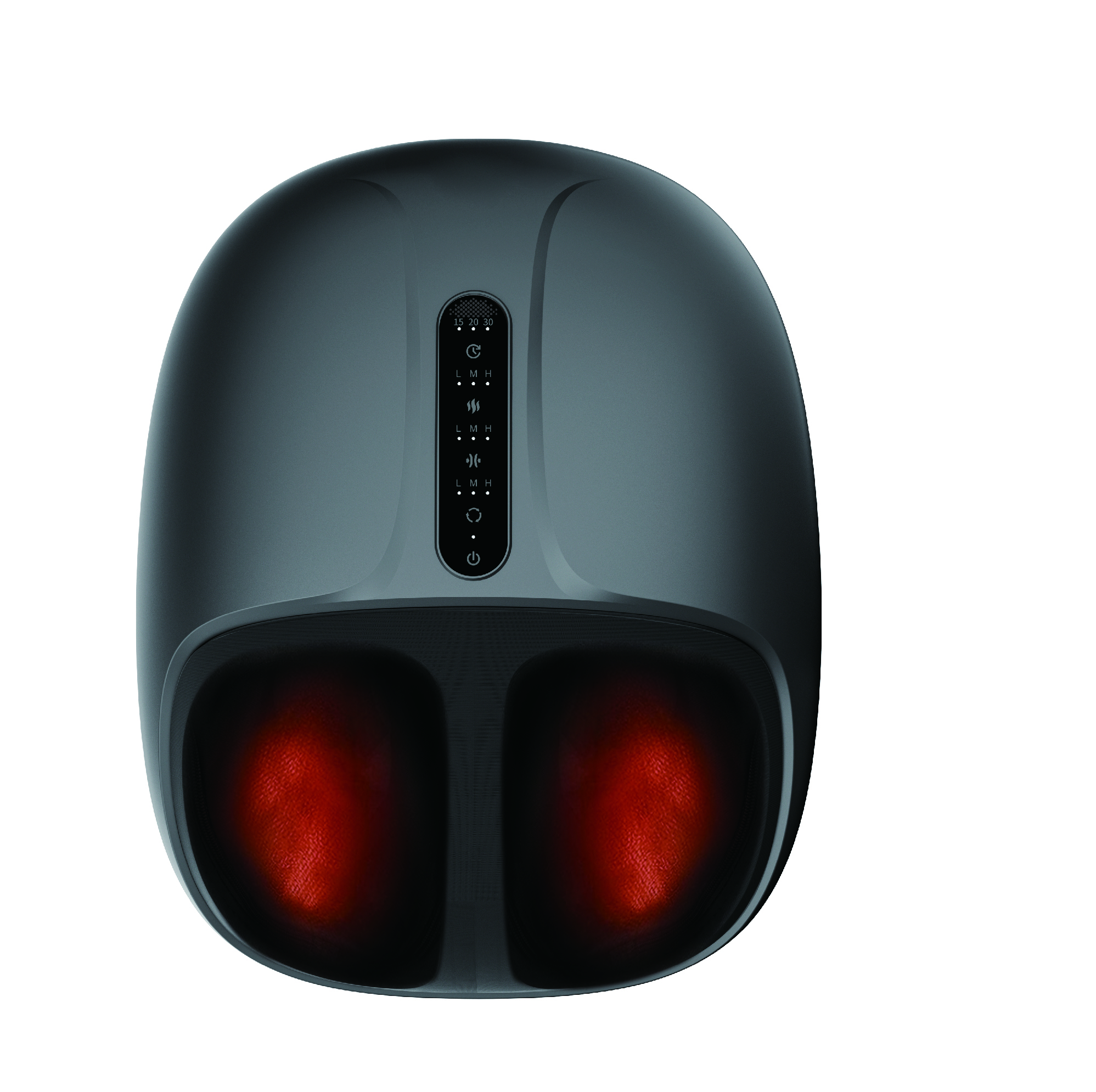 Fotmassageapparat Care Q+ med värmefunktion för avslappning och förbättrad blodcirkulation