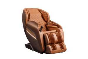 Brun massagestol Relax Of Sweden Jubileums med elegant design och premiumkomfort