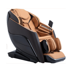 Lyxig massagestol Relax Force 4D Brun Premium med elegant design och smart styrning