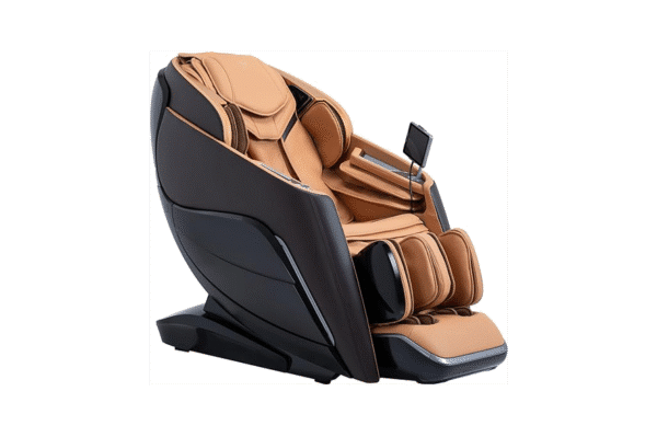 Lyxig massagestol Relax Force 4D Brun Premium med elegant design och smart styrning